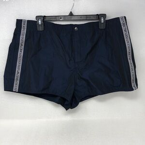 Giorgio Emporio Armani Swim Boxer Brief Iridescent Blue Trunks Men's 56 US 40 3X